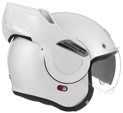 Casque Nox Premium Stratos Blanc Perle Casque Modulable