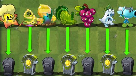 Regular Tombstone And Gravestone With Sun Vs All Plant Use 5 Power Up