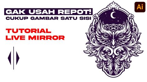 Menggambar Dengan Mirror Otomatis Auto Mirror Tutorial Adobe