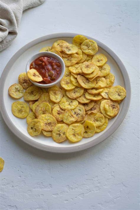 Air Fryer Plantain Chips Recipe Banana Chips