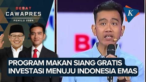 Gibran Program Makan Siang Rp T Ini Stimulan Untuk Ibu Ibu Warteg