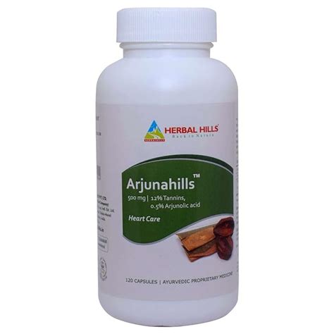 Herbal Hills Arjuna Capsule For Heart Care Capsule Hhw