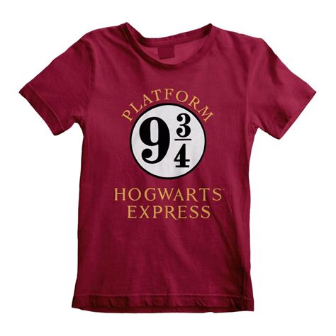 Harry Potter T Shirt 9 3 4 Enfants Au Comptoir Des Sorciers