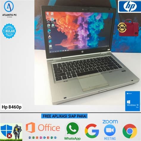 Jual Laptop Hp Elitebook 8460p Core I5 Gen 2 Ram 4gb Ssd 128gb Windows 10 Siap Pakai