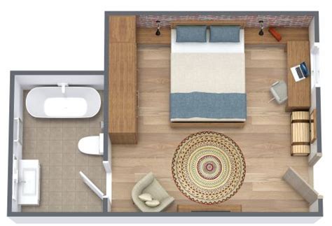 Hotel Room Floor Plan Design