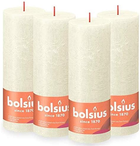 Bolsius Outdoor Indoor Pillar Candle X Mm Ivory Amazon Co Uk