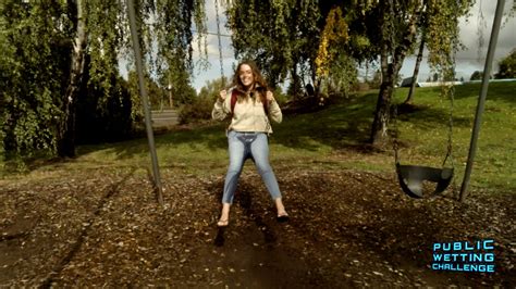 Pictures Peeing In Her Jeans On A Swing Omorashi General Omorashi