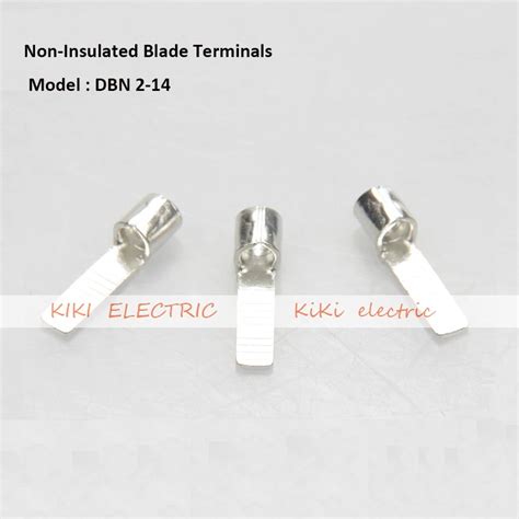 Dbn Chip Shaped Naked Terminal Non Insulated Blade Terminal For