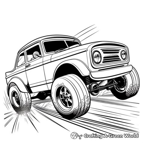 Hot Wheels Coloring Pages Free Printable