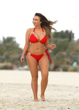 Lauren Goodger In Red Bikini In Dubai Gotceleb The Best Porn