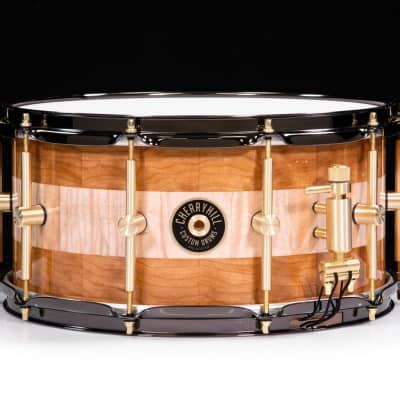 Brady Snare X Jarrah Ply Blue Fiddleback High Gloss Reverb