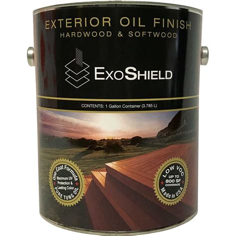 Exoshield Marine Grade Tung Oil Deck Stain Staining Wood Wood Deck