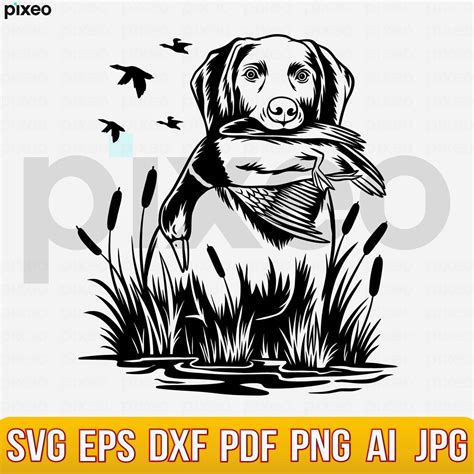 Hunting Dog Svg, Duck Hunting Svg, Dog Svg, Dog Clipart, Dog Cutfile ...