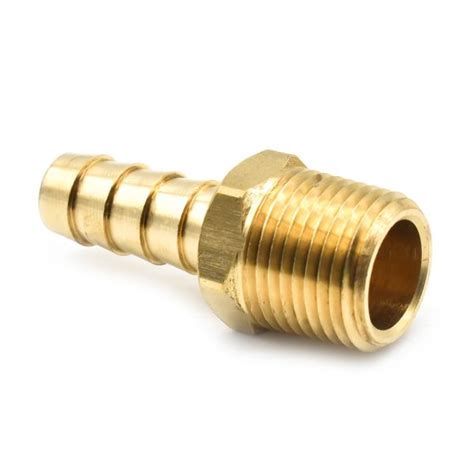 Interstate Pneumatics Fm Brass Hose Barb Fitting Connector