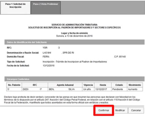 Guía paso a paso Registro en el Padrón de Importadores