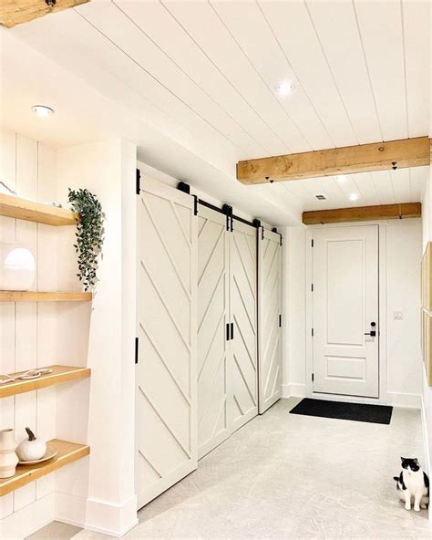 A House We Built On Instagram Our Basement Hallway Features A Wall Of