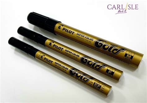 Pilot Super Color Permanent Marker Gold Choose Your Size