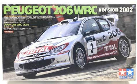 即決 タミヤ1 24 プジョー206 WRC 2002 スポーツカーシリーズNo 255 TAMIYA PEUGEOT 206 WRC