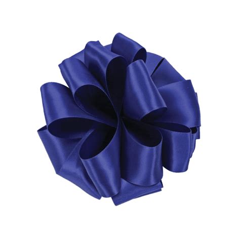 Royal Blue Double Faced Satin Ribbon Enviropackaging