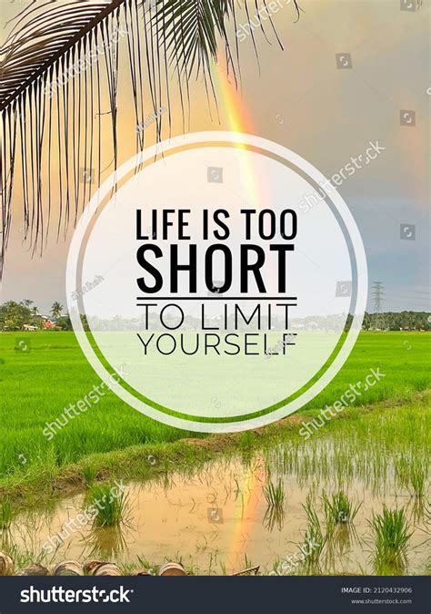 Inspirational Quotes Nature Background Stock Photo 2120432906 ...