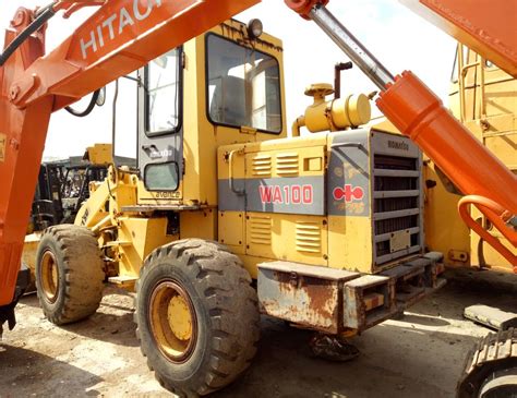 Original Japan Komatsu 65ton Wa100 Construction Used Wheel Loader