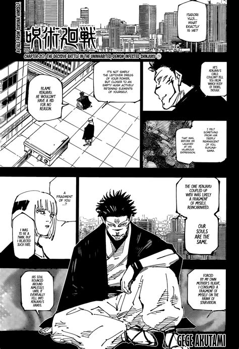 Jujutsu Kaisen Chapter 257 Jujutsu Kaisen