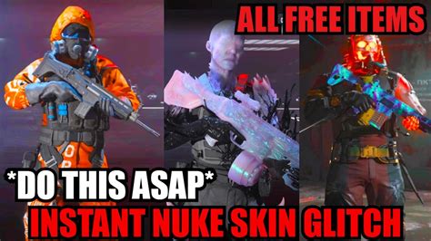 NEW INSTANT NUKE SKIN GLITCH MW3 ALL FREE ITEMS SKINS CAMOS MW3