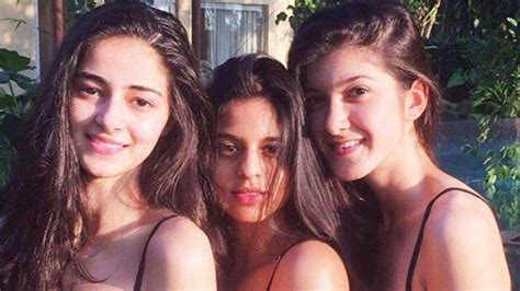 Suhana Khan Ananya Pandey And Shanaya Kapoor Friendship