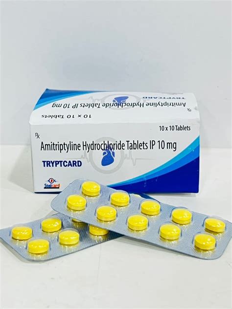 Amitriptyline Hydrochloride Tablets Ip Mg At Rs Stripe