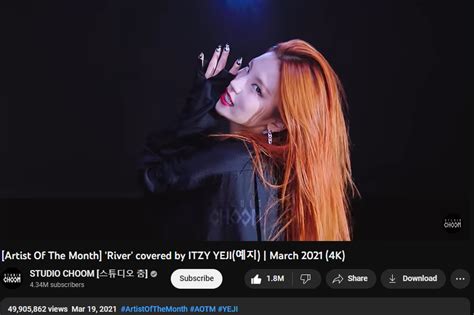 Itzy Stream Party ≷ On Twitter 📊 Yejis Aotm Needs Less Than 100k