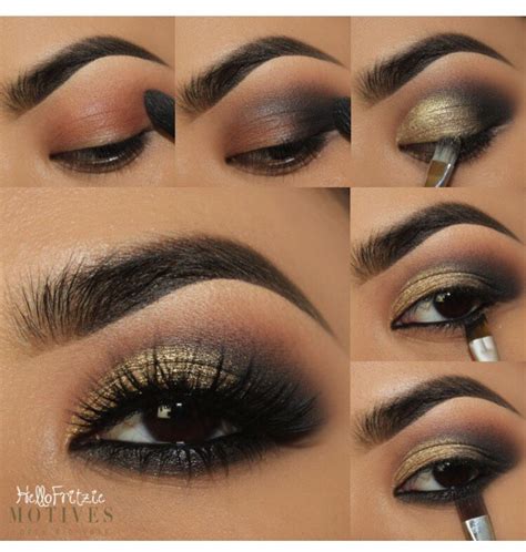 Black And Gold Makeup Look Saubhaya Makeup