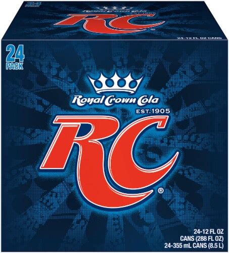 RC Cola Soda 24 Cans 12 Fl Oz Kroger