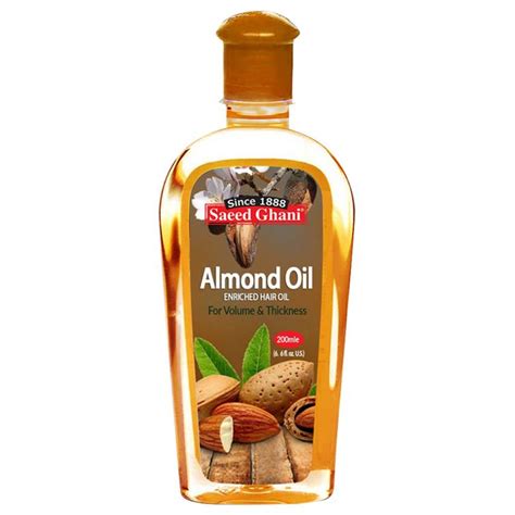 Saeed Ghani Non Sticky Almond Oil 200ml Urban Beauty