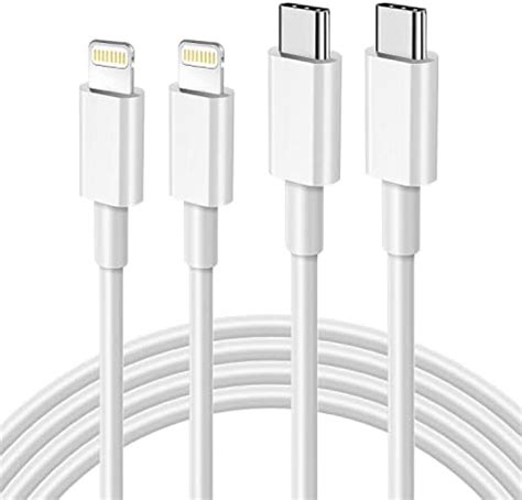 Amazon Usb C To Lightning Cable Ft Pack Apple Mfi Certified