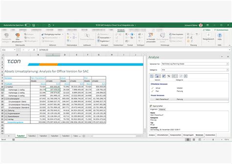 Sap Analytics Cloud Add In For Microsoft Office Neue Tools Im Check