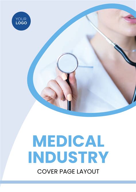 Medical Industry Cover Page Layout Template - Edit Online & Download
