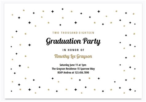 2021 Free Printable Graduation Invitations Templates