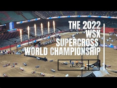 WSX Supercross World Championship 2022 Cardiff Uk Supercross