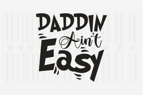 Daddin Ain T Easy Father S Day SVG Graphic By Svg Box Creative Fabrica