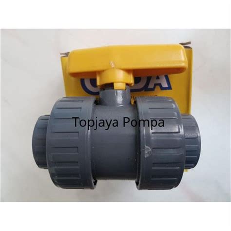 Jual BALL VALVE WATER MUR PVC ONDA 0 75 Inch TRUE UNION Di Lapak