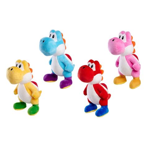 Super Mario Plush Figures Yoshi 20 cm Assortment (4) Simba