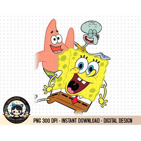 Spongebob Squarepants Patricksquidwardspongebob Png Inspire Uplift