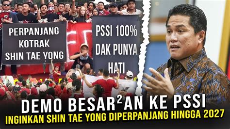 Merinding Semua Teriakkan Shin Tae Yong Supoter Timnas Inginkan