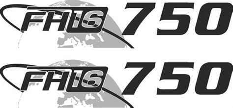 Zen Graphics Volvo FH16 750 Panel Decals Stickers