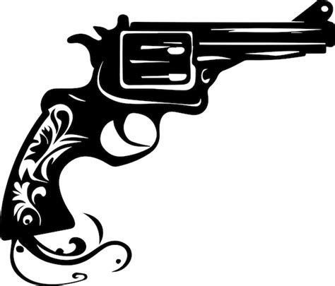 Premium Vector | Gun tattoo vector illustration