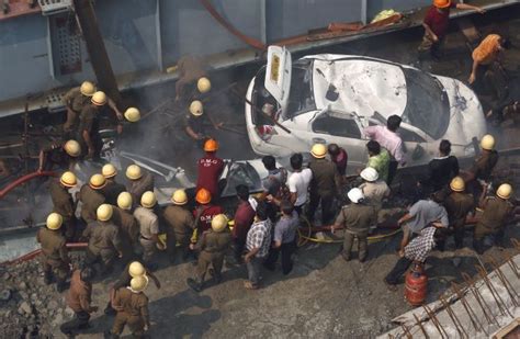 22 Killed Several Trapped After Under Construction Flyover Collapses