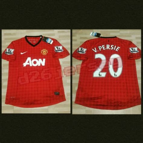 Jual Jersey Retro Manchester United Cetak Nama Patch