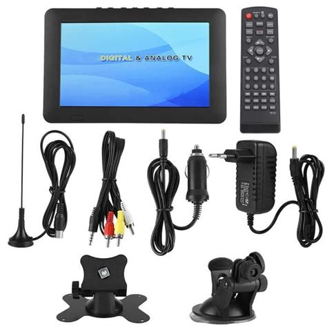 Akozon Télévision portable LEADSTAR haute sensibilité 7 pouces voiture