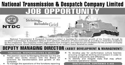 Ntdc Jobs 2024 Apply Now Jobzsearcher