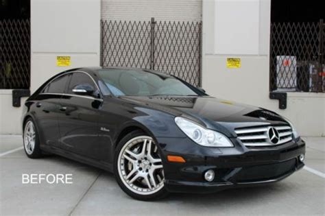 Buy Used 2007 Mercedes Benz Cls 63 Amg Matte Black Ecu Tuned Lowered No